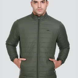 rare times Men Solid Bomber Jacket image 1