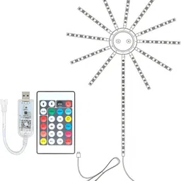 budwill 1 LEDs 10 m Multicolor Color Changing, Steady Strip Rice Lights image 3