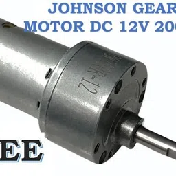 3ree 200 RPM 12V DC Johnson Geared Motor Grade-A Motor Control Electronic Hobby Kit-picture-15