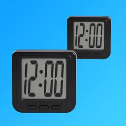 regals choice Digital Black Clock-picture-17