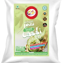 am 2 pm Kesar Pista Flavoured Smoothie Mix Powder, Lassi Instant Premix Drink-picture-14