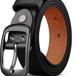 loopa Men Formal, Casual, Evening, Party Black Genuine Leather Belt-picture-19