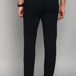 killer Men Slim Fit Dark Blue Cotton Blend Trousers image 4