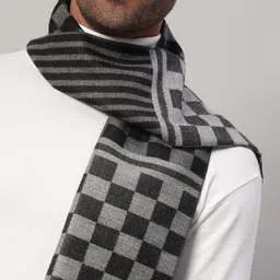 Ravaiyaa - Attitude Is Everything Checkered Men Muffler image 3