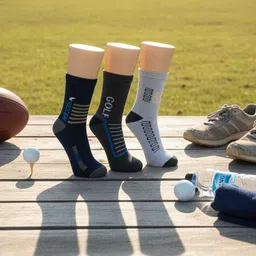 rngntc Men Woven Mid-Calf/Crew image 4