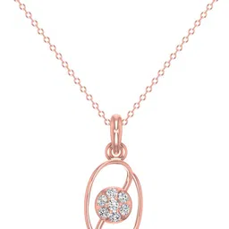 avsar Certified Diamond & BIS Hallmark AVP1231PA 18kt Diamond Rose Gold Pendant-image-93