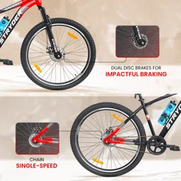 stryder Krueger 29" Single Speed Bicycle with Front Suspension | 29 T (inch) Mountain Cycle image 2