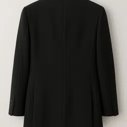 shadabgarment Men Solid, Self Design Single Breasted Beach Wear, Party, Wedding, Casual, Formal, Festive & Wedding Blazer image 2