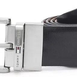 tommy hilfiger Men Casual Brown Genuine Leather Reversible Belt image 2