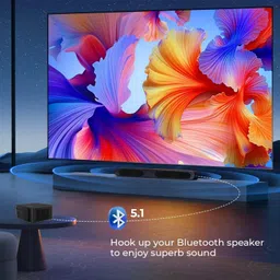 WZATCO Neo (12600 lm / 1 Speaker / Wireless) Fully Automatic, Full HD Native 1080P, 4K HDR Android, HDMI ARC, Dual Wifi & BT, YouTube, Netflix, Prime & more Projector image 5