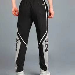 gnockface Men Solid Black Track Pants image 2