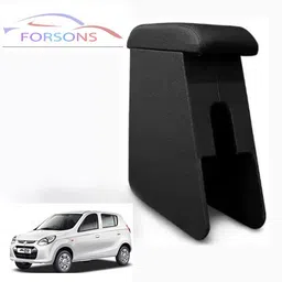 forsons Car Arm Rest Wooden Armrest Beige Color with Cushion & Storage Box Car Armrest Car Armrest image 1
