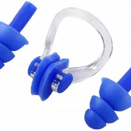decronics Water Protector Nose Clip and Earplug Swimming Kit Adults and Childrens Ear Plug & Nose Clip-picture-27