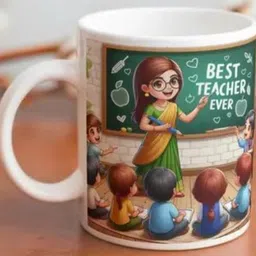 manorath Best Teacher Evr Style Perfect For Holidays, Birthdays & Special Moments Ceramic Coffee Mug-picture-14