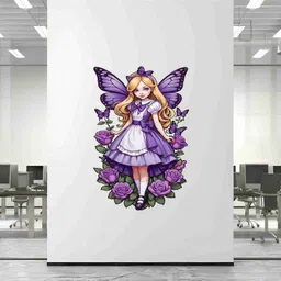 tripobbrothers 60 cm fairy wall stickers Self Adhesive Sticker image 3