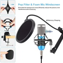 mocking bird BM800 Condenser Microphone with V8S Live Sound Card for Recording Studio Podcast Recording Equipment with Voice changer,Sound Card,Audio Mixer Interface image 3