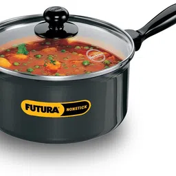 hawkins Glass Lid (NS30G) Sauce Pan 20 cm diameter with Lid 3 L capacity-picture-41
