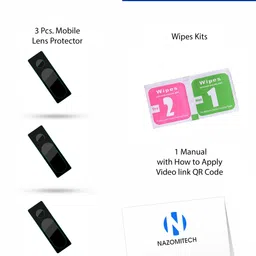 Nazomi Tech Back Camera Lens Glass Protector for Oppo K13 5G, K13 5G Oppo, OPPO K13 5G image 5