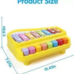 white devil Musical Big Size Multi Keys Xylophone and Piano, Non Toxic toy image 4