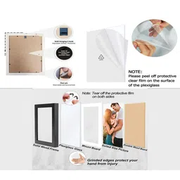 Black Synthetic Wood (Set of 8) Photoframes by Art Street image 3