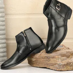 ranway Zipped-Resistance Boots For Men Boots For Men image 2