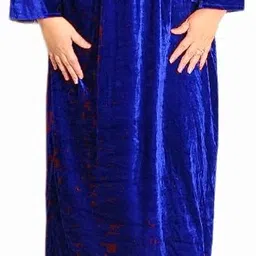 garima fashion Solid Velvet Stitched Flared/A-line Gown-picture-27