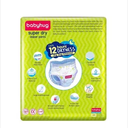 babyhug Super Dry Pant Style Diaper Large L Size - 62 Pieces - L image 2