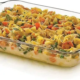 tdmm Glass Storage Bowl Borosilicate Glass Microwave Oven Safe Rectangle Baking Dish 1000 ML-picture-46