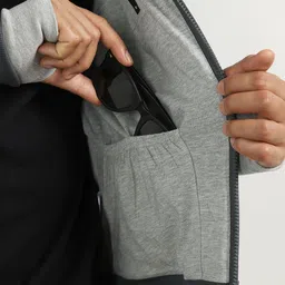 nobero Men Full Sleeve Solid Hooded Sweatshirt image 4