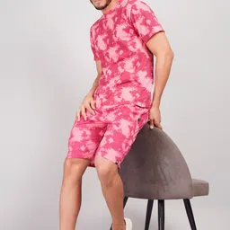 wild camo Tshirt Regular Shorts Co-ords Set image 5