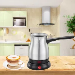 Electric Coffee Boiler for Turkish Coffee | Easy to Use & Portable 10 Cups Coffee Maker-image-27
