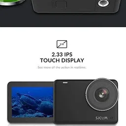 SJCAM SJ10 Series SJ10X 12 MP 4K24fps 2.33" UHD IPS Touch Display Action Camera | 10M Waterproof Body | Gyro Stabilization | Mono (1 Internal Microphone) | VLOGING Sports and Action Camera image 3