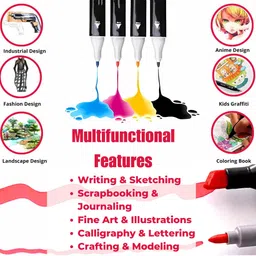 oytra 12 Dual tip marker Nib Sketch Pens image 4