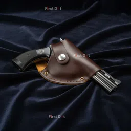 crokroz Mini Revolver Gun Lighter | Jet Flame with Button Jet Flame And windproof | Refillable Butane Gas Pocket Lighter image 1