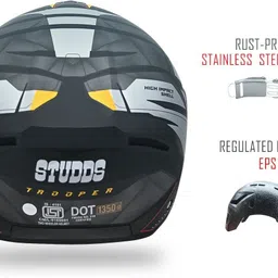 studds Trooper D2 Motorbike Helmet image 5
