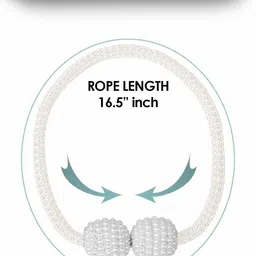 furnishingkart White Tieback Hook, Trimming, Tassels image 3