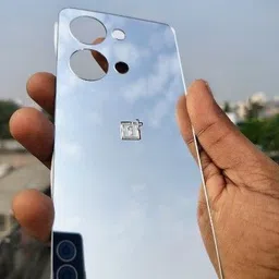 HANS LSR ONEPLUS NORD 3 5G SILVER MIRROR BACK PANNEL Mobile Skin-picture-11
