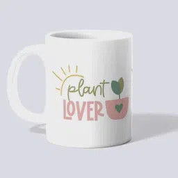 makekart Whimsical Plant & Sunbeam Design - For Every Green Thumb Ceramic Coffee Mug-picture-11