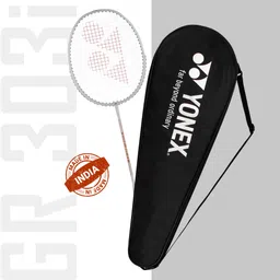 yonex GR 303i White Strung Badminton Racquet image 3