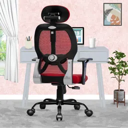 beaatho Leo With 3 Years Warranty High Back Ergonomic Revolving Nylon Office Executive Chair image 2