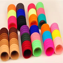 elecsera Elastic Rubber Band for Ponyties Hairstyle Rubber Band For Girls & Women Rubber Band-picture-46
