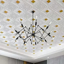 yugam Paper Decorative White, Gold Wallpaper image 3