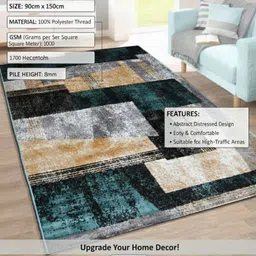 grhamoy 90 cm X 150 Polyester Carpet image 3