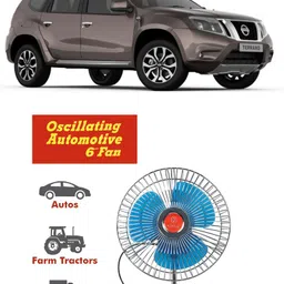 genipap Oscillating Fan 6 Inch 12V Automotive For Car/Truck/Auto rickshaw-PKN1087 Car Interior Fan-picture-14
