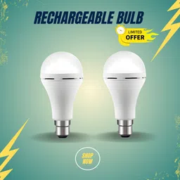 guggu Rechargeable Emergency Bulb 12W Inverter Rechargebale Emergency Bulb_Pack_2SF148 3 hrs Bulb Emergency Light-picture-13