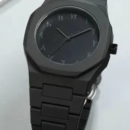 anoothee The Black Monolith: Bold & Minimalist. Analog Watch - For Men & Women DJ19ae image 4