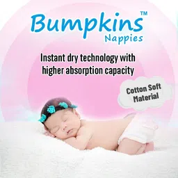 bumpkins Premium Fresh Baby Diapers Pants | Wetness Indicator | Upto 12 Hrs Absorption - M image 2