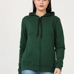fleximaa Women Full Sleeve Solid Hooded Sweatshirt-picture-29