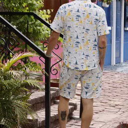 zilcon Shirt Regular Shorts Co-ords Set image 2