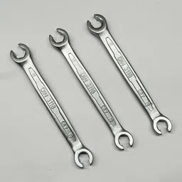 4mech 8x10 mm Heavy Duty Hardened and Tempered Double Sided Flare Spanner (Pack of 2) 10x11 mm Heavy Duty Hardened and Tempered Double Sided Flare Spanner(Pack of 3) Double Sided Open End Wrench-picture-20